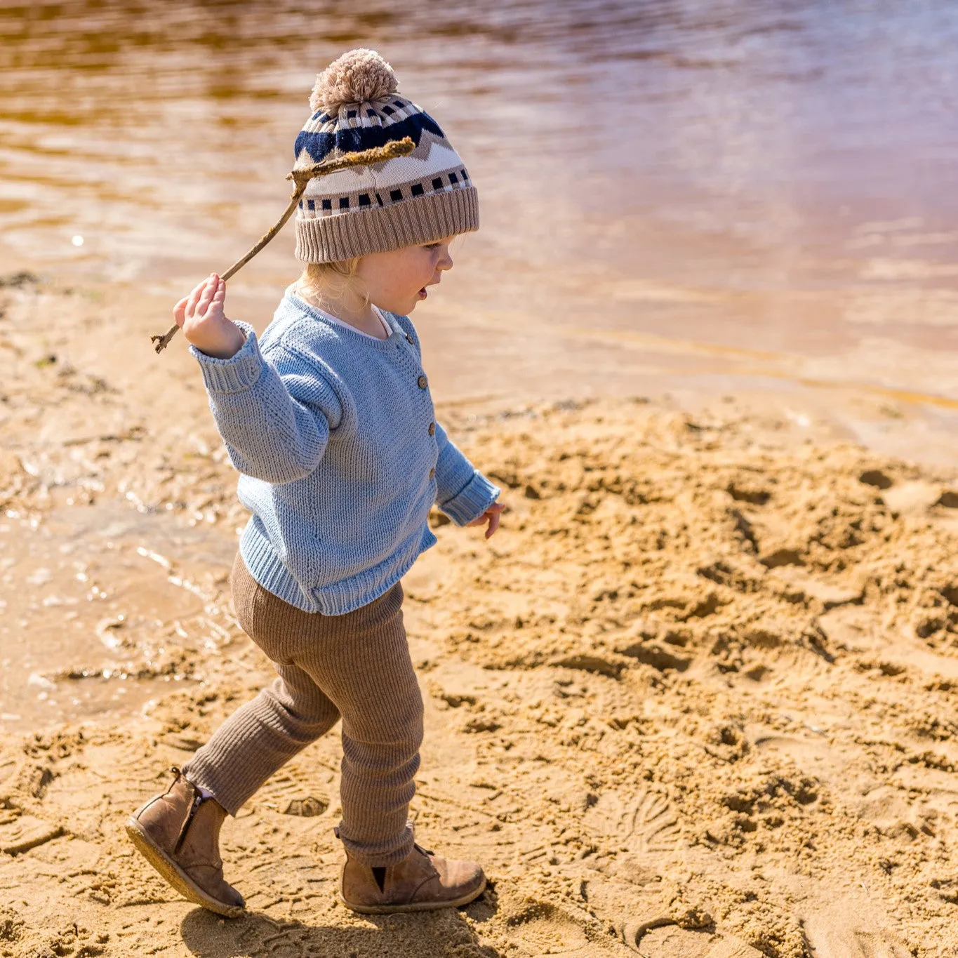 Acorn Kids: Colorado Merino Beanie Navy