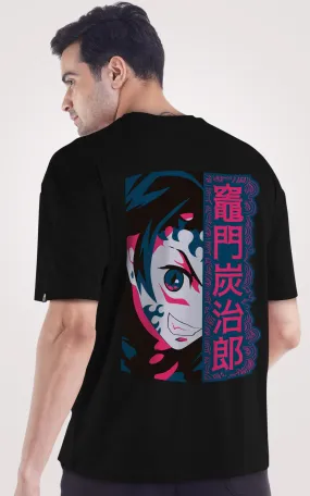 Anime Printed Oversized T-Shirt