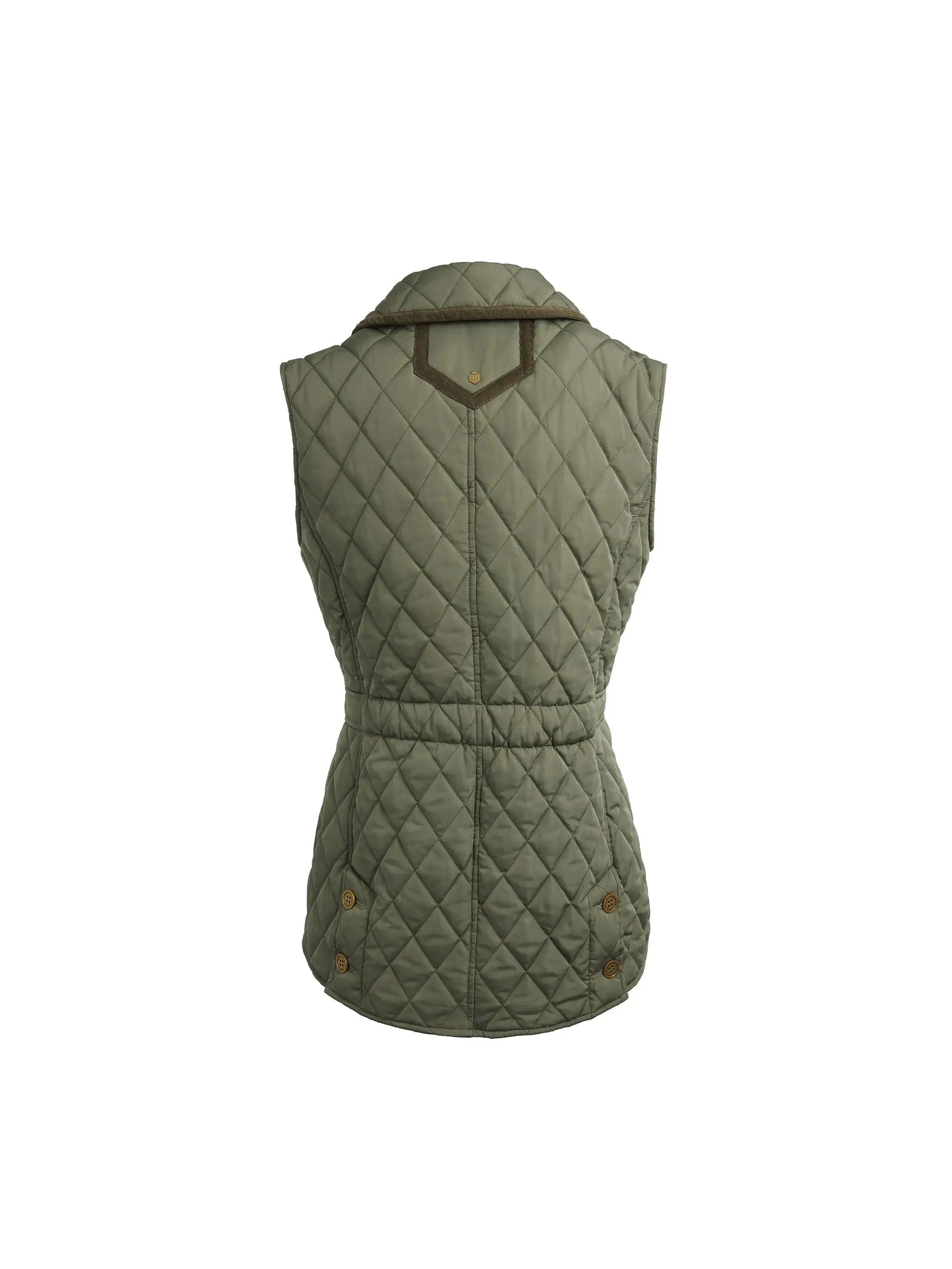 Bella Quilted Gilet - Sage