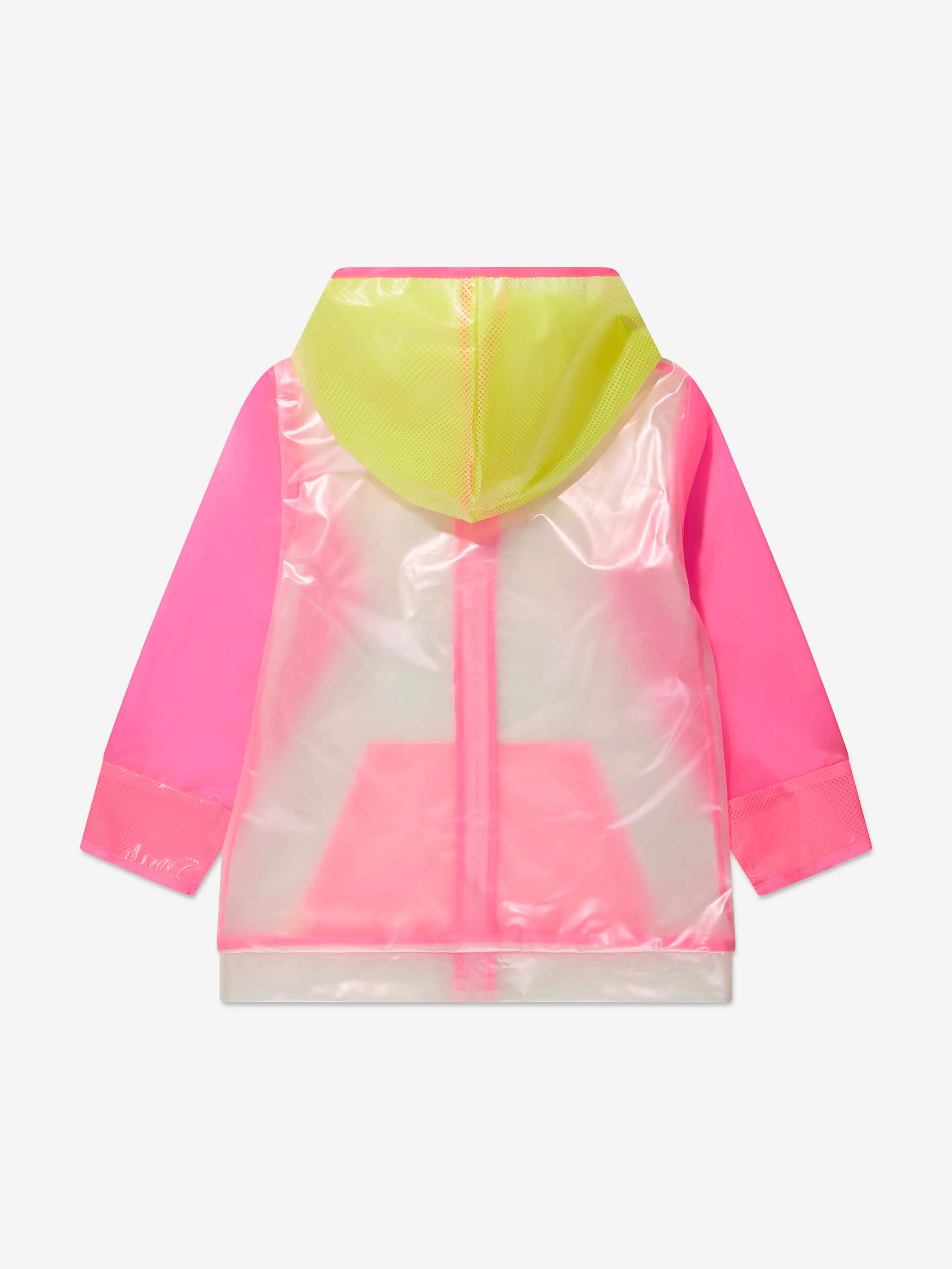 Billieblush Girls Transparent Raincoat in Multicolour