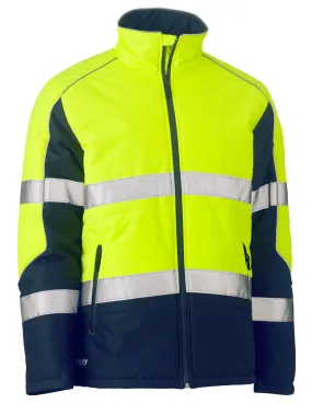 BJ6829T Bisley Taped Two Tone Hi Vis Puffer Jacket