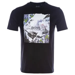 BOSS Tomio 5 T Shirt in Black