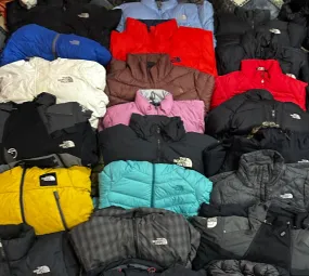 Branded The North Face puffer jackets 48 pieces