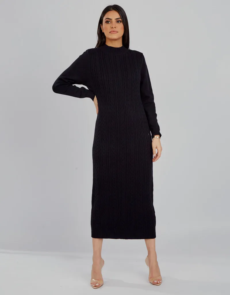 Cable Knitted Dress