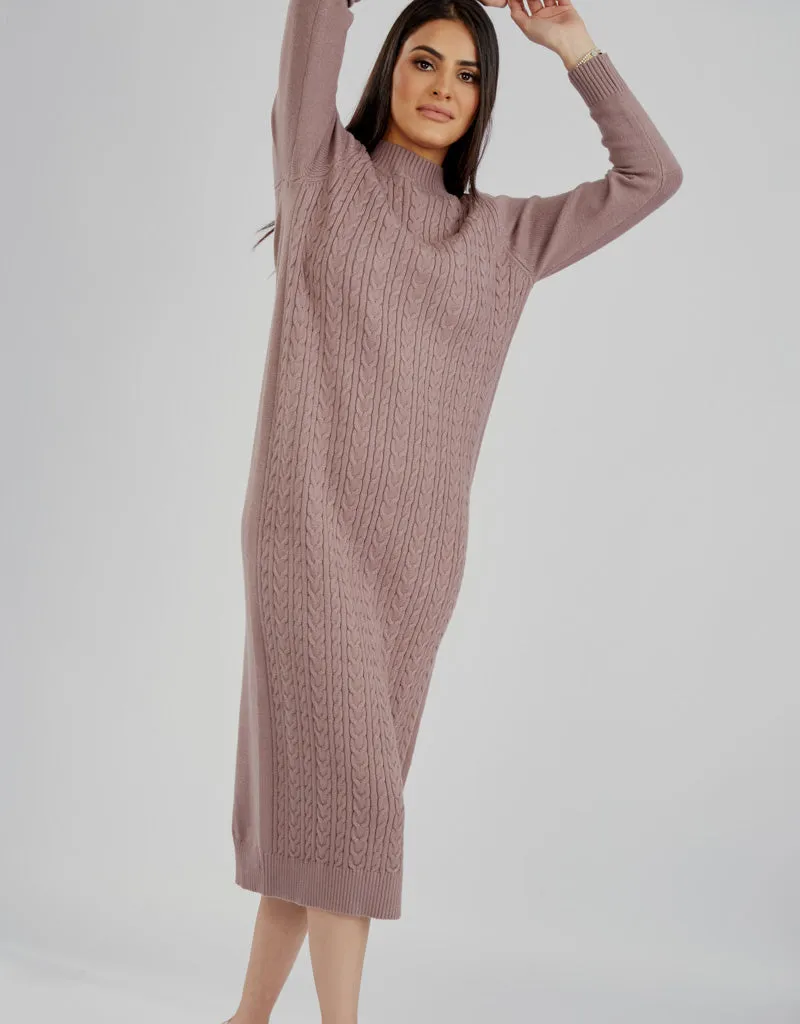 Cable Knitted Dress