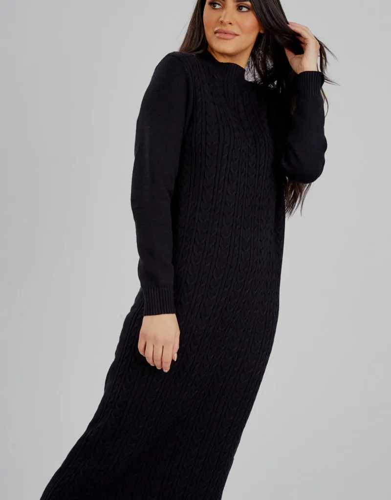 Cable Knitted Dress