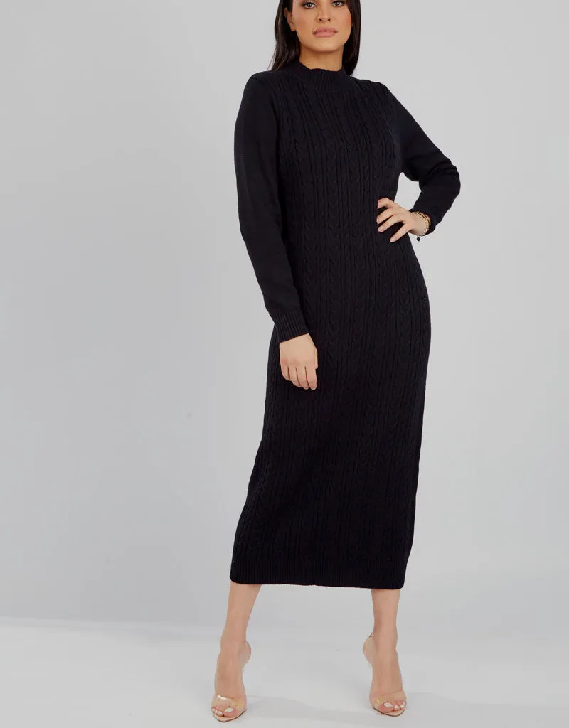 Cable Knitted Dress