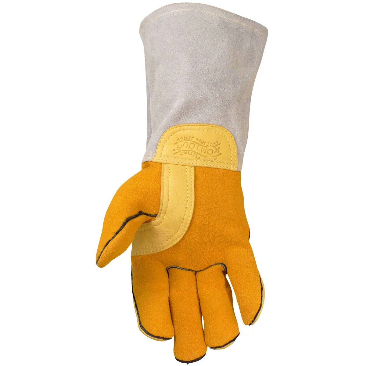 Caiman 1485 Elk Skin Wool Insulated Unlined Palm MIG/Stick Welding Gloves (1 Pair)