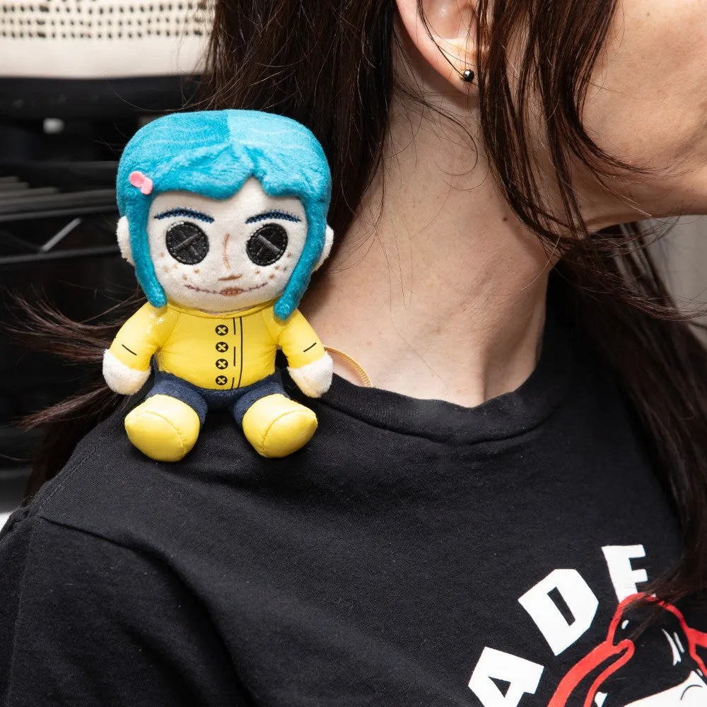 Coraline with Button Eyes Plush Shoulder Phunny