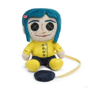 Coraline with Button Eyes Plush Shoulder Phunny