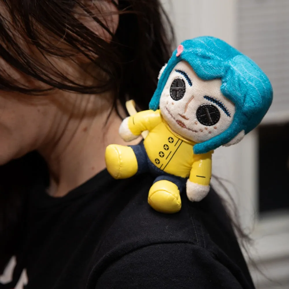 Coraline with Button Eyes Plush Shoulder Phunny