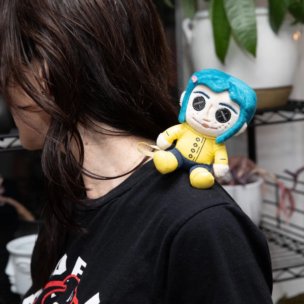 Coraline with Button Eyes Plush Shoulder Phunny