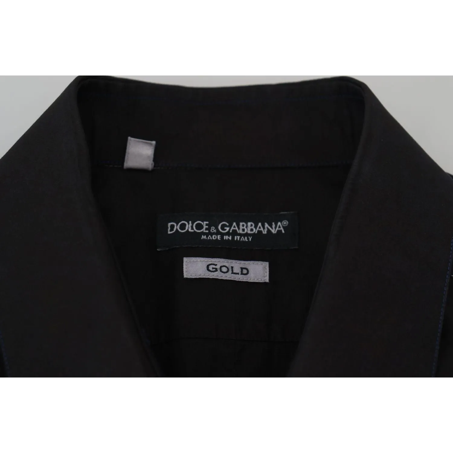 Dolce & Gabbana Elegant Black Formal Cotton Shirt