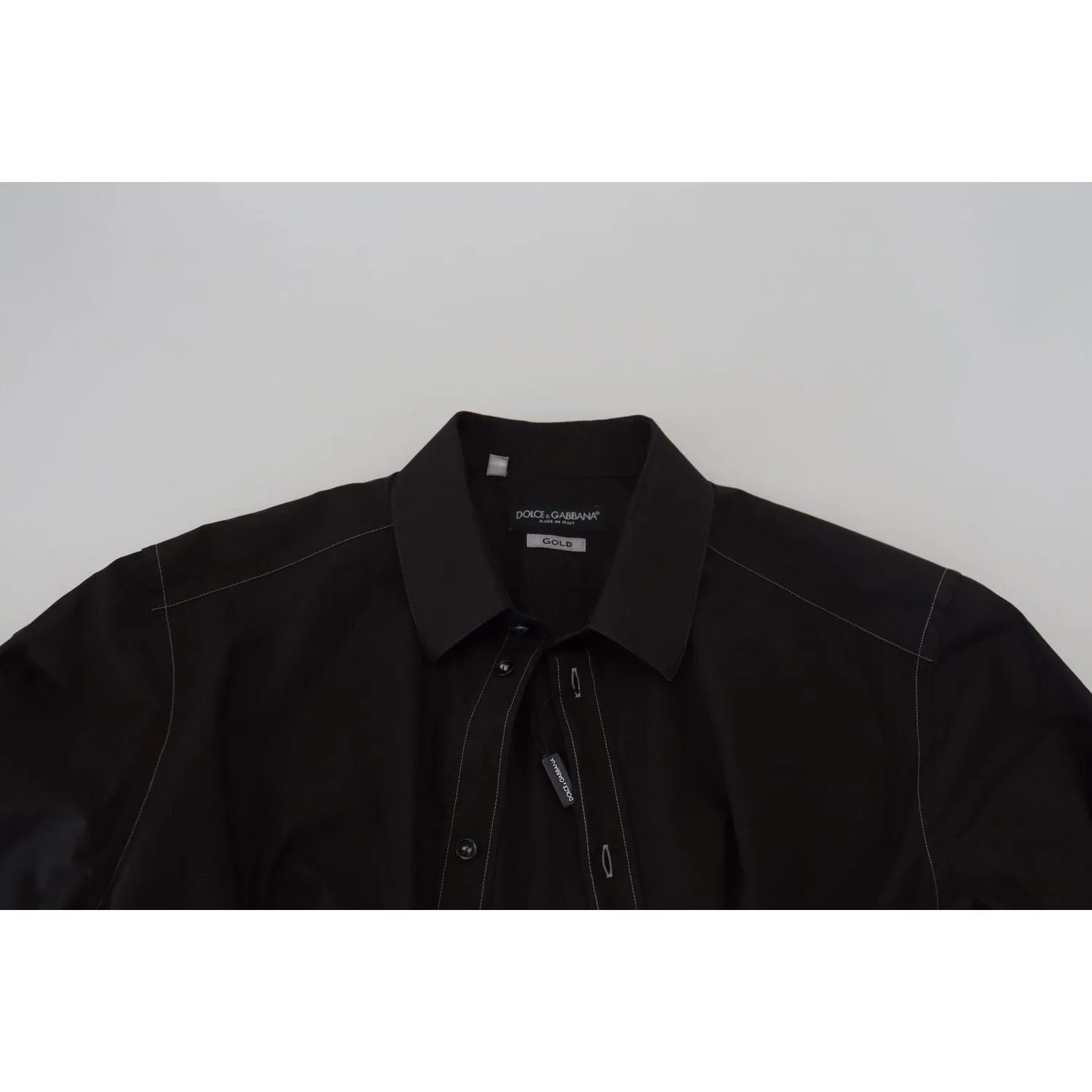 Dolce & Gabbana Elegant Black Formal Cotton Shirt