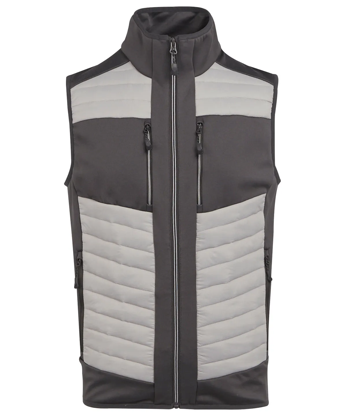 E-Volve unisex thermal hybrid bodywarmer | Mineral Grey/Ash