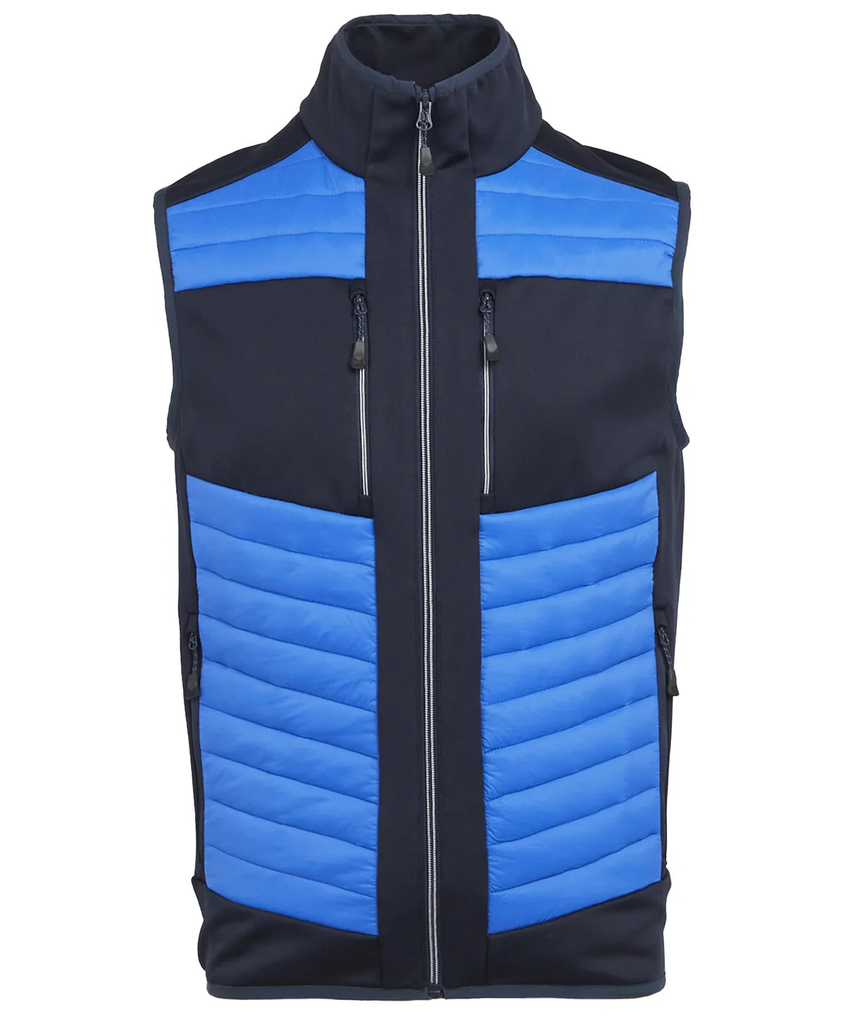 E-Volve unisex thermal hybrid bodywarmer | Strong Blue/Navy