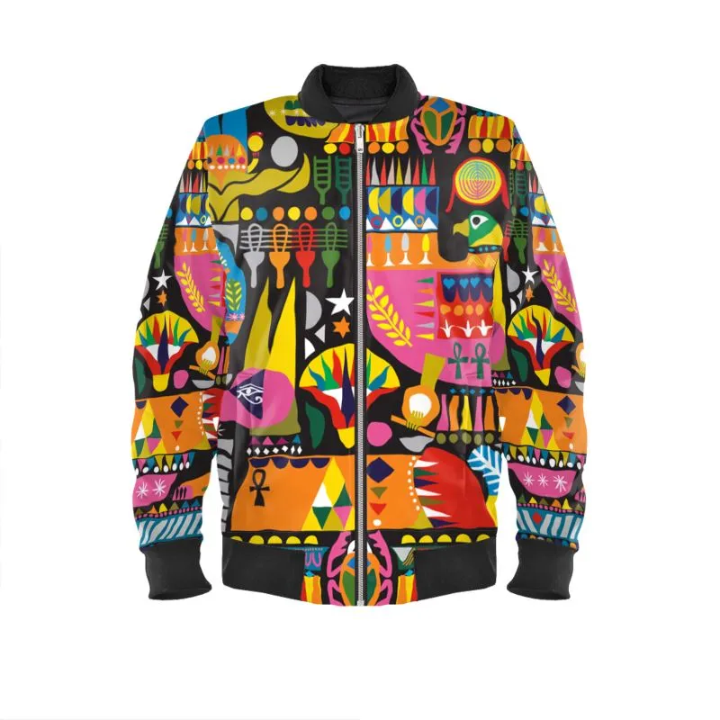 Egyptian Folklore Bomber Jacket