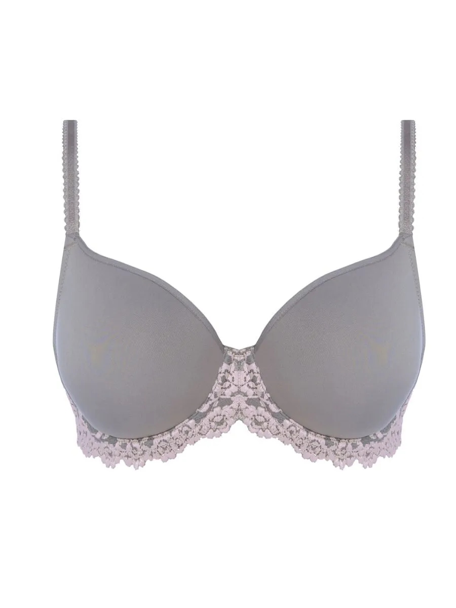 Embrace Lace Contour Bra - Smoke/Crystal Pink