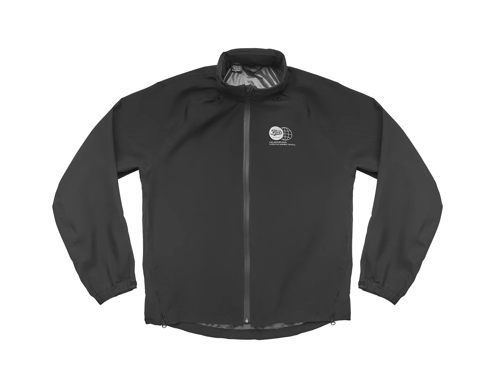 Fuel Motorcycles Adventer Rain Jacket - Black