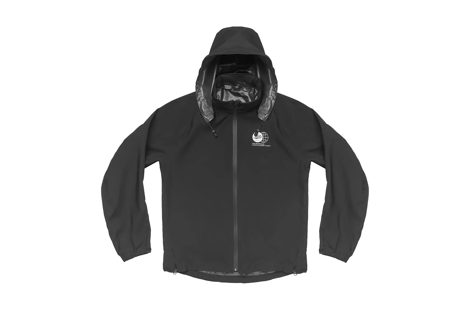 Fuel Motorcycles Adventer Rain Jacket - Black