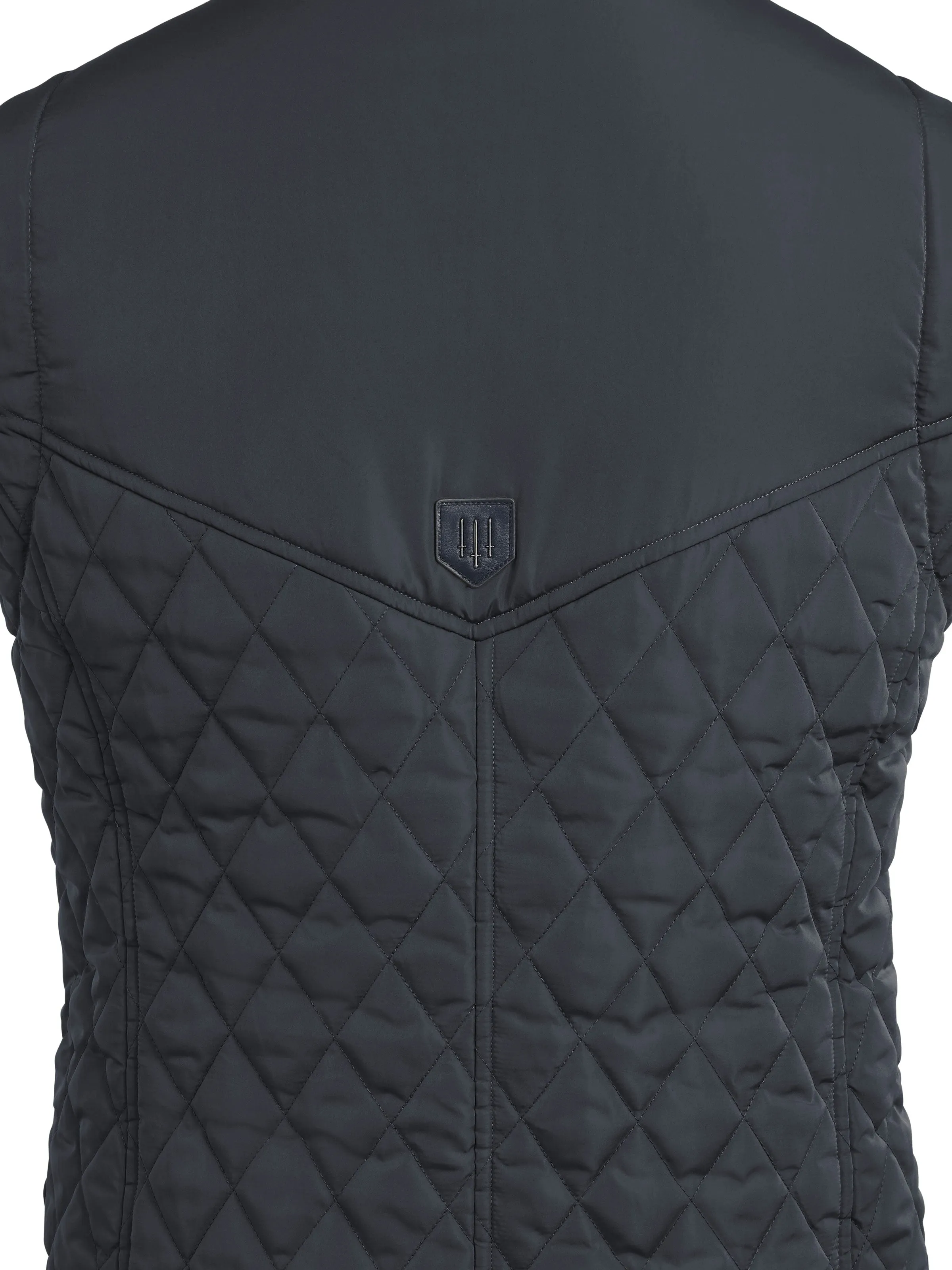 George Quilted Gilet - Navy