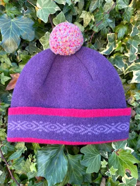 Green Grove Weavers Pom Pom Hat