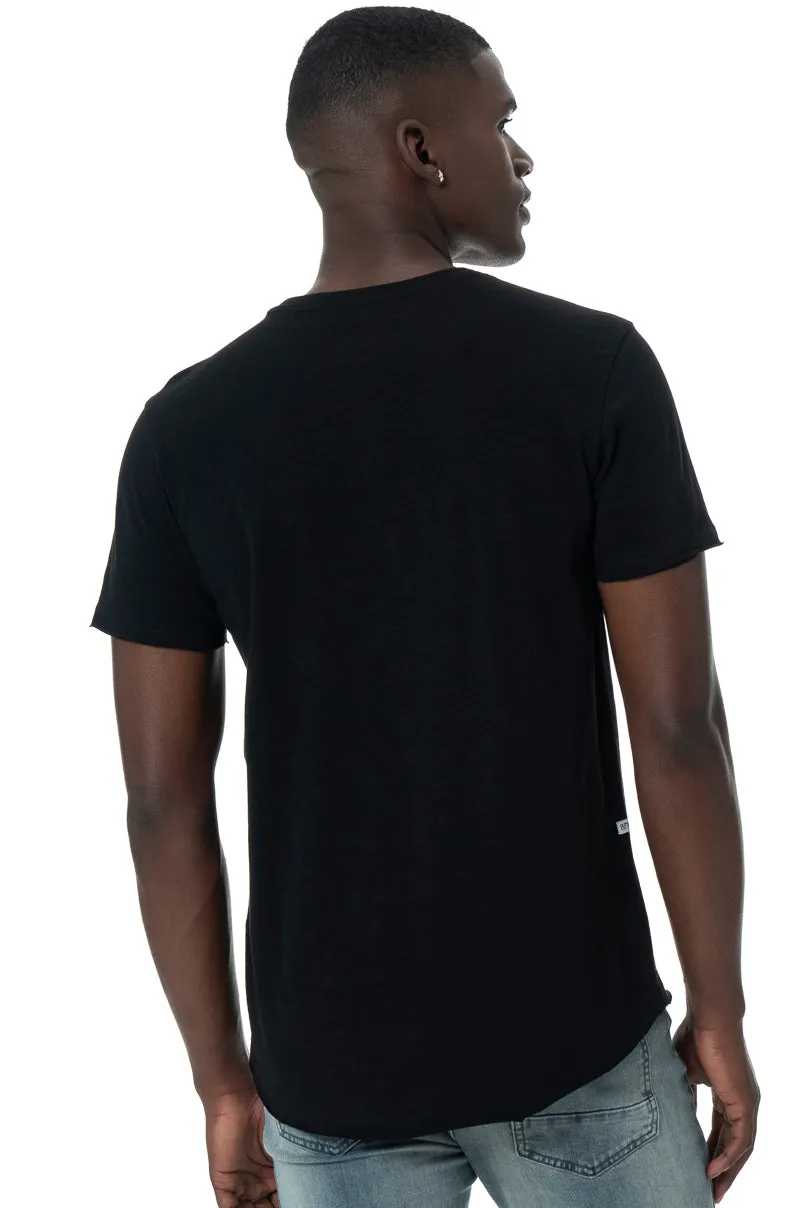 Henley T-Shirt _ 146764 _ Black