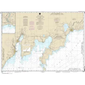 Historical NOAA Chart 14908: Dutch Johns Point to Fishery Point: including Big Bay de Noc and Little Bay de Noc; Manistique