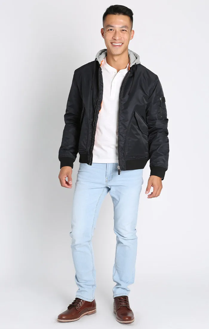 Hooded Bomber Jacket