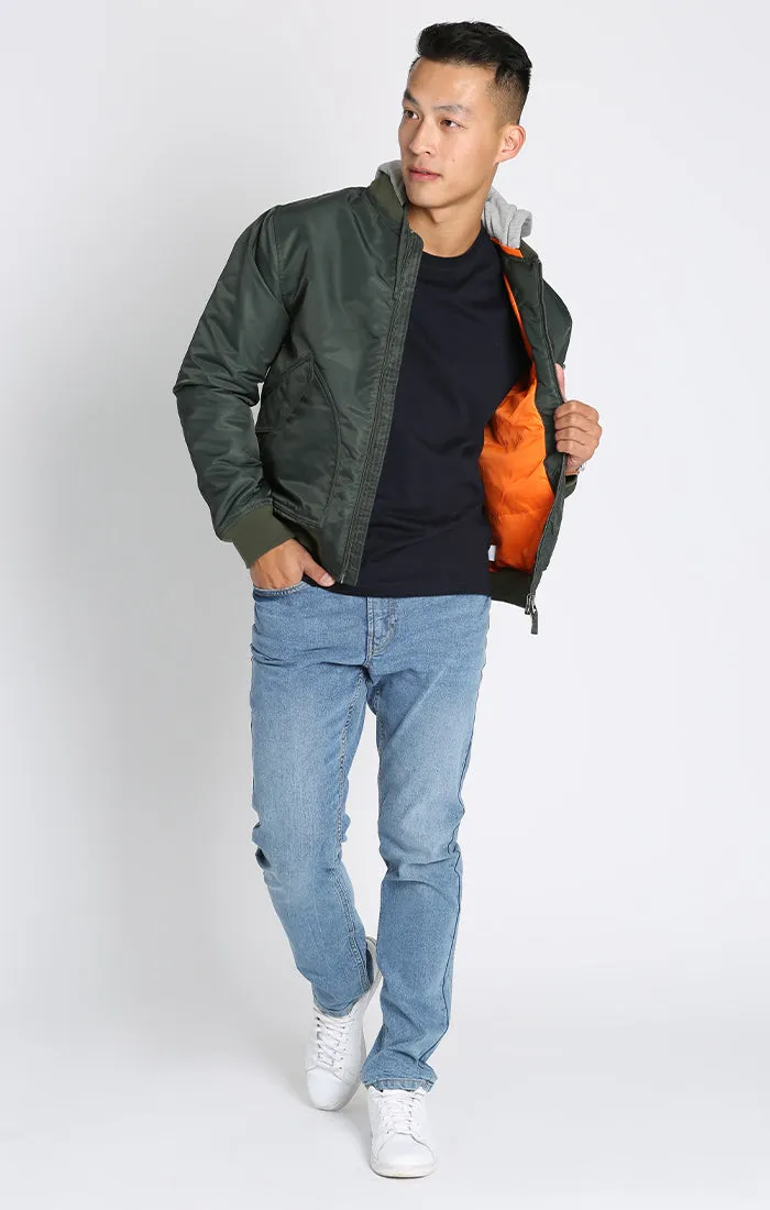 Hooded Bomber Jacket