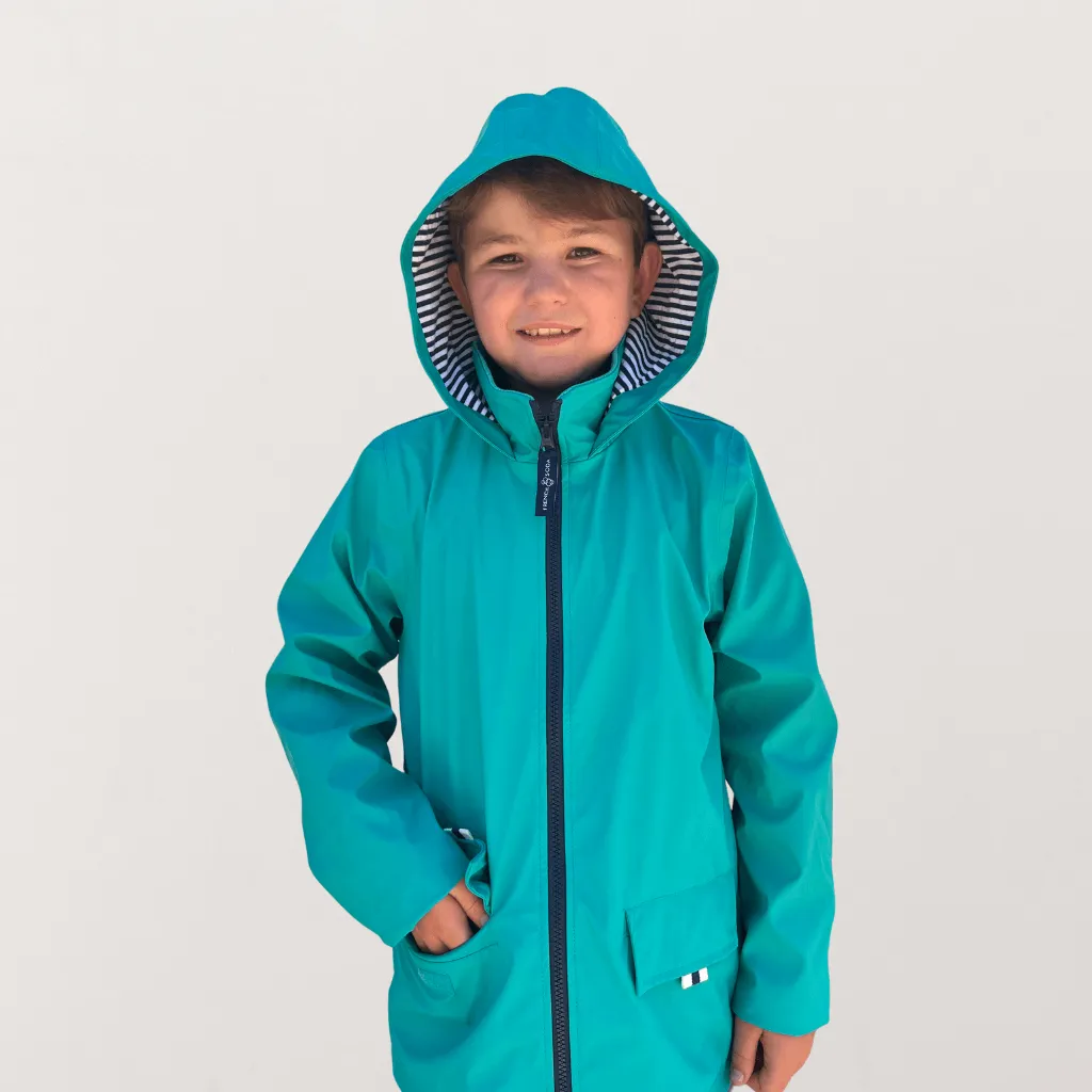 Kids' Raincoat - Sea Green