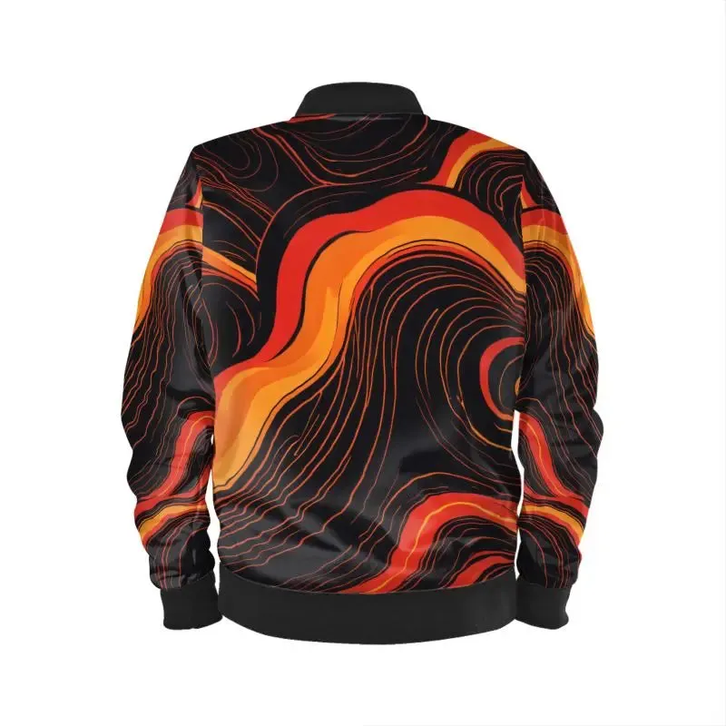 Lava Flow Bomber Jacket