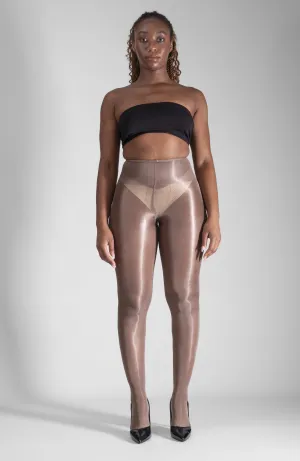 LECHERY® LUSTROUS SILKY SHINY 20 DENIER PANTYHOSE - COCOA