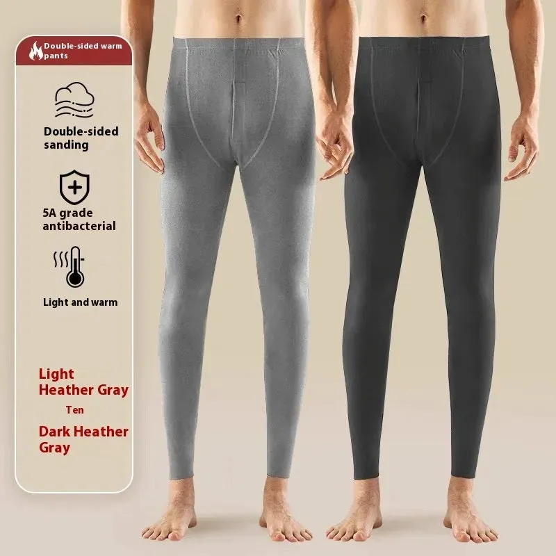 Long Johns Men's Warm Compression Pants Leggings