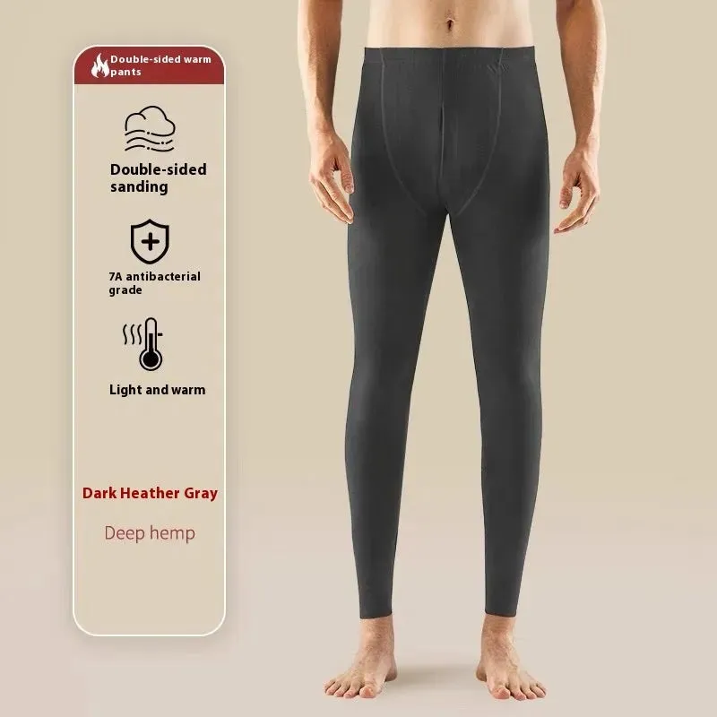 Long Johns Men's Warm Compression Pants Leggings