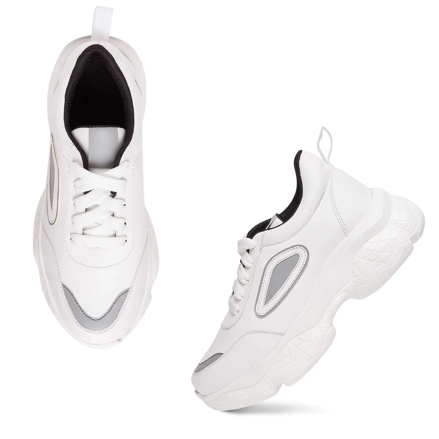 Longwalk Women and Girls Sneakers (5 UK/India 38 Euro) White