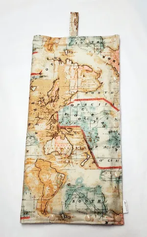 Map size Large Insulated Feeding Pump Bag Cover / IV bag cover. Ready to ship.