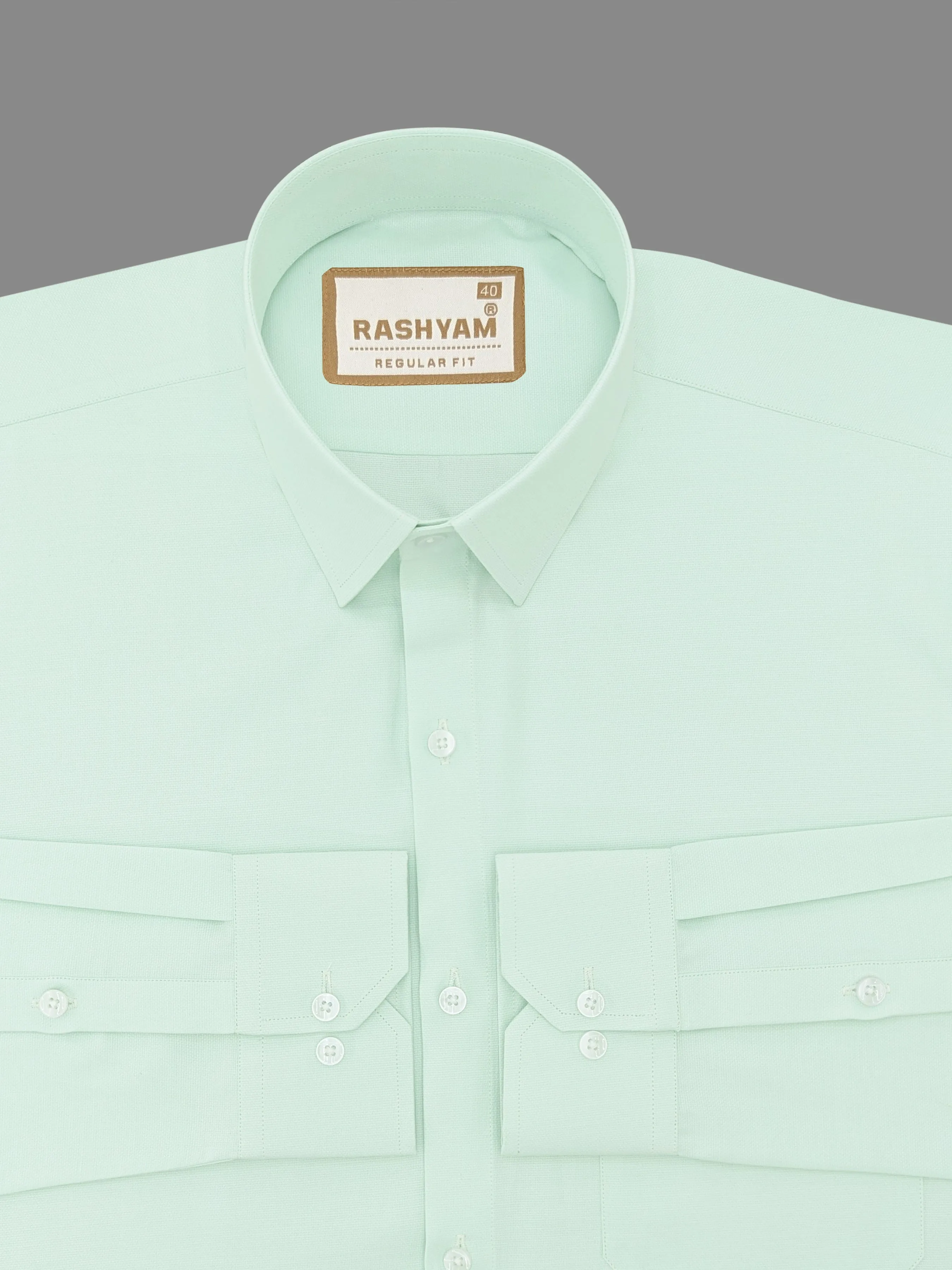 Matera Cyan Premium Cotton Formal Shirt for men