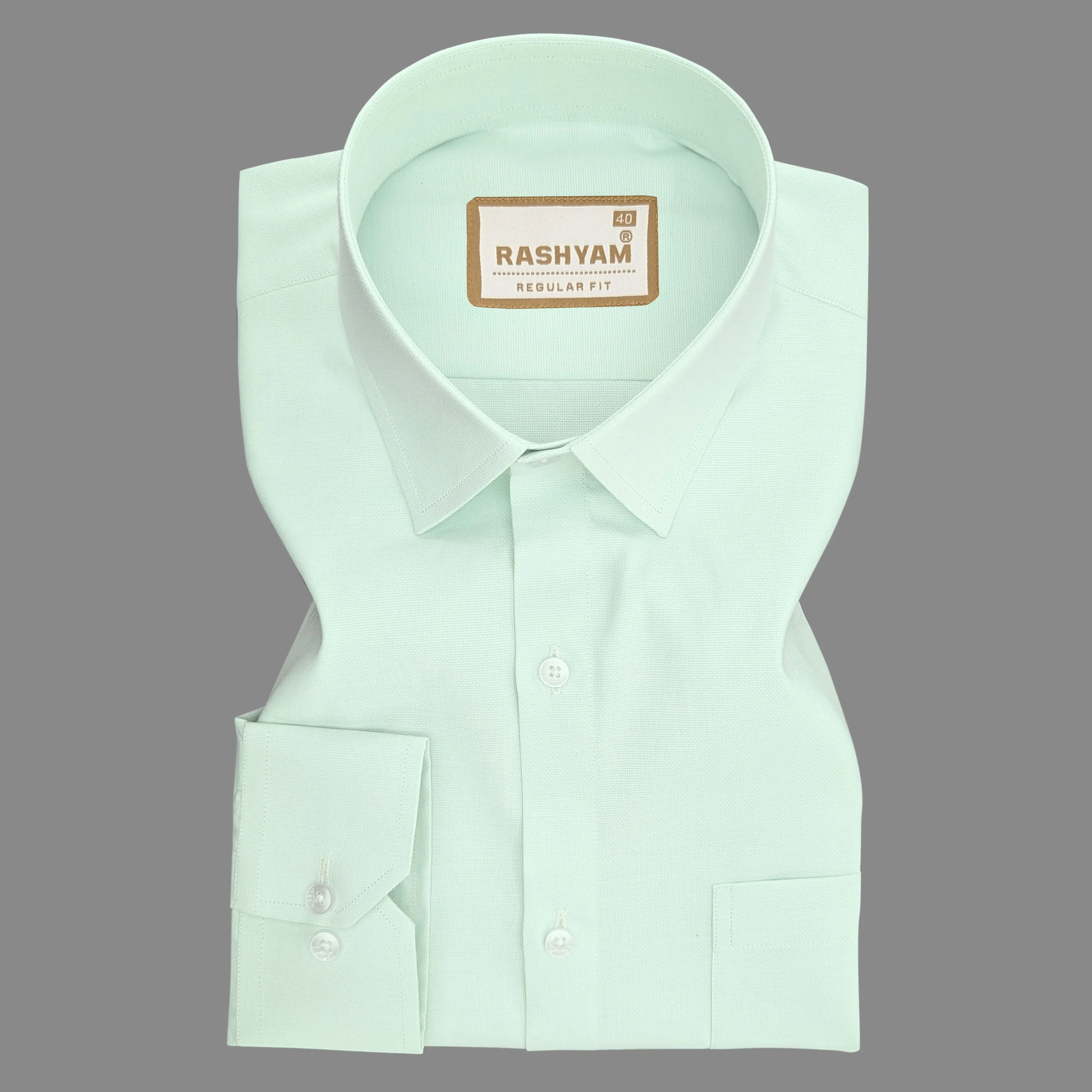 Matera Cyan Premium Cotton Formal Shirt for men