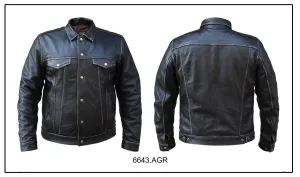 Men's Durango Gray Ultra Motorcycle Shirt Jacket