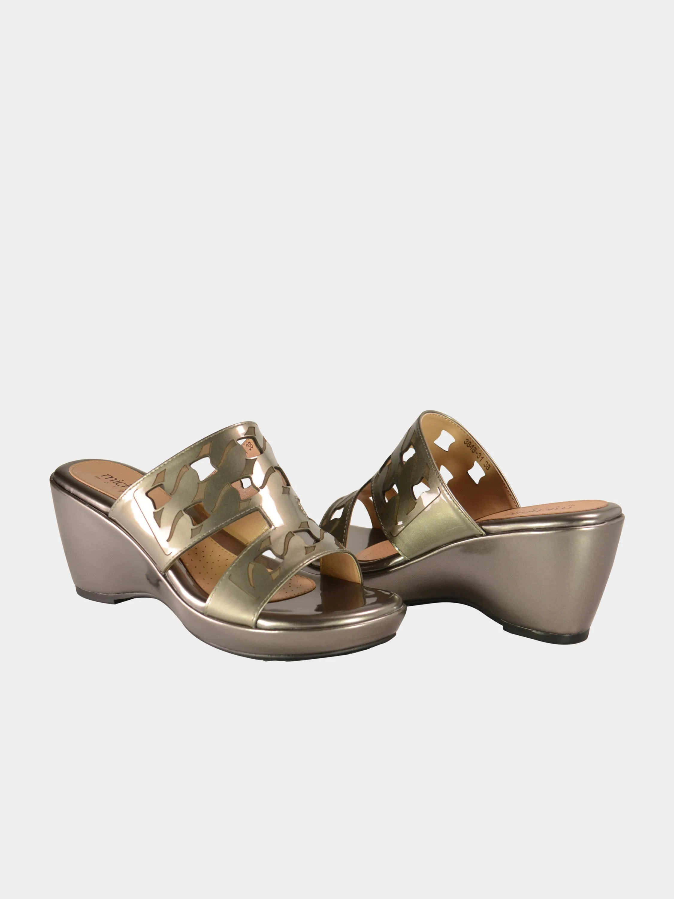 Michelle Morgan 3848-31 Women's Wedge Sandals