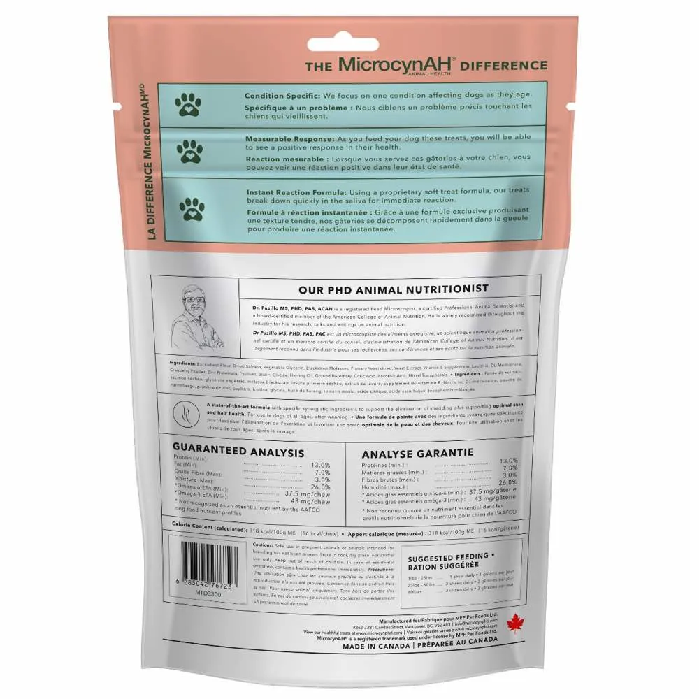 MicrocynAH Skin   Coat Formula Grain-Free Dog Treats 300g