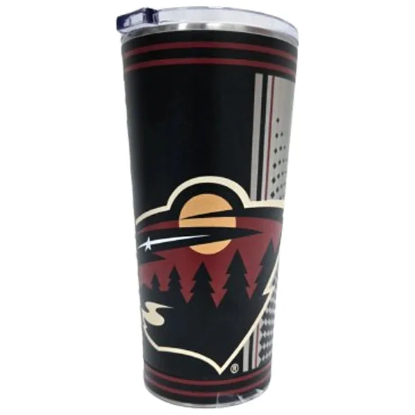 Minnesota Wild 20 oz. Stainless Steel Double Walled Tumbler w/ Lid