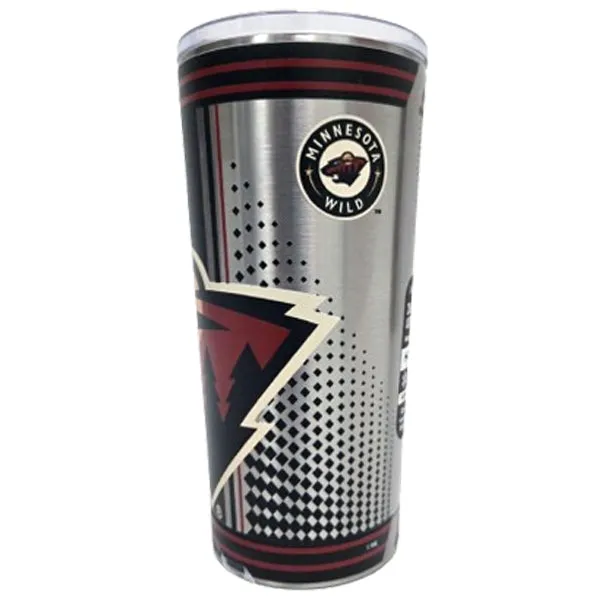 Minnesota Wild 20 oz. Stainless Steel Double Walled Tumbler w/ Lid