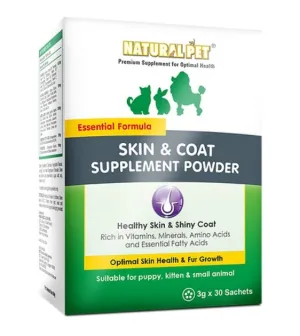 Natural Pet® Skin & Coat Supplement Powder for Cats & Dogs