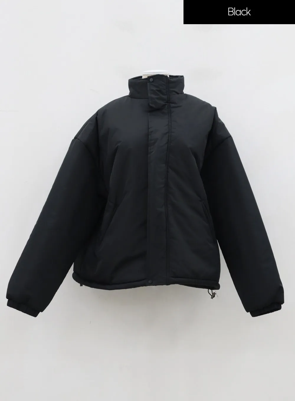 Oversized Zip-Up Puffer Jacket IJ320