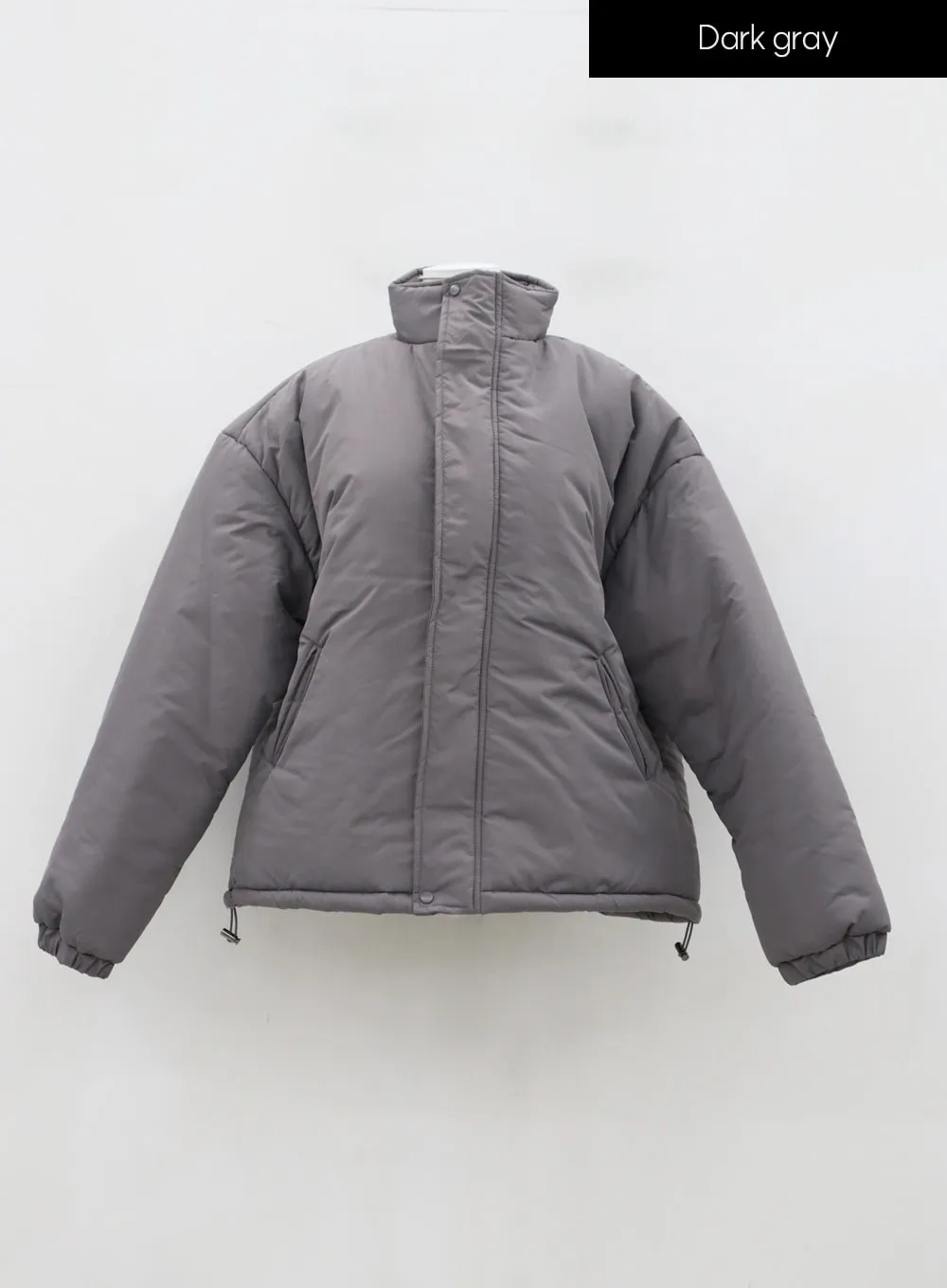 Oversized Zip-Up Puffer Jacket IJ320