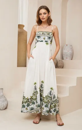 Palm Tree Maxi Dress