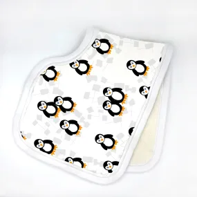 Playful Penguins Burp Cloth - Organic Cotton