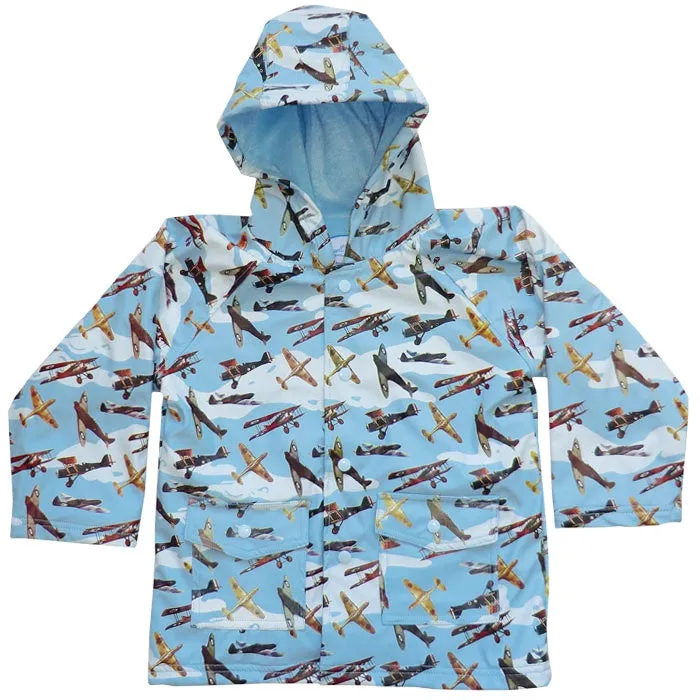 Powell Craft Vintage Airplane Rain Mac